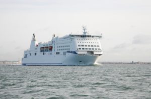 Cross Channel passenger ferry at sea.Click on the link below to see more of my sailing and shipping images